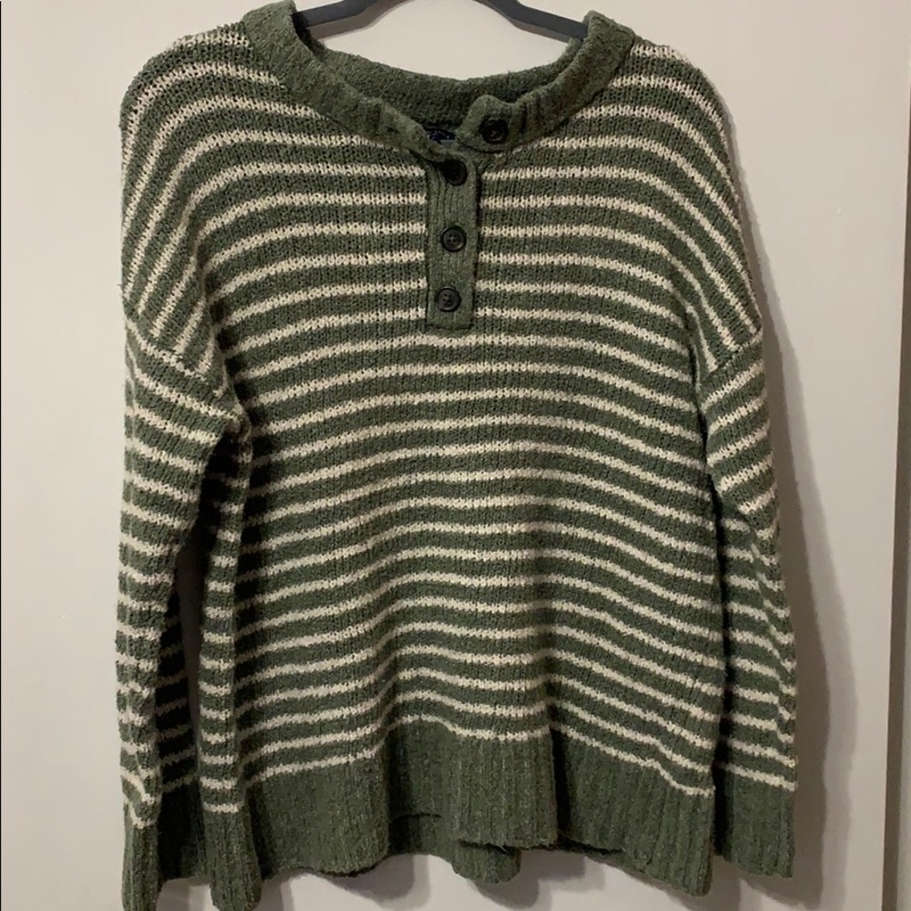 American Eagle Jegging Fit Striped Sweater